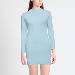 John Elliott | Ribbed Long Sleeve Mini Dress